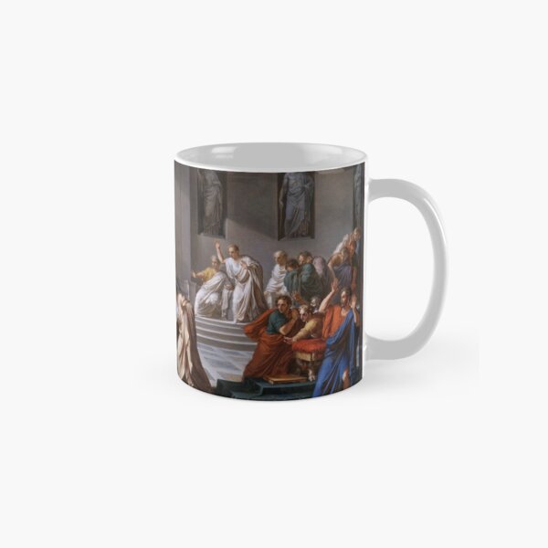 La morte di Cesare (The Assassination of Julius Caesar) by Vincenzo Camuccini Classic Mug