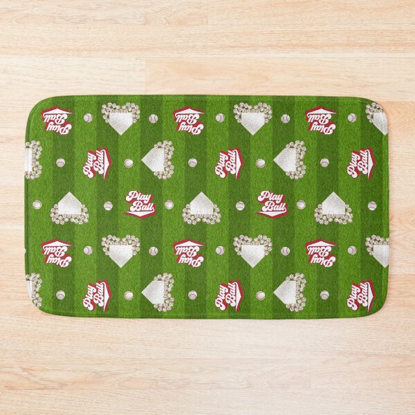 Item preview, Baseball Heart and Play Ball - Red designed and sold by WickedRefined - Nicole Demereckis.
