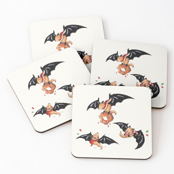 Item preview, Festive Fruit Bats designed and sold by KOKeefeArt.
