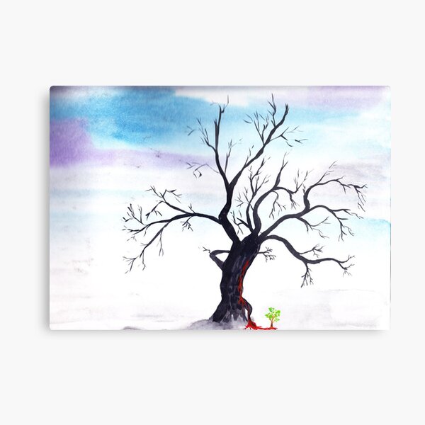 Life and Death Metal Print