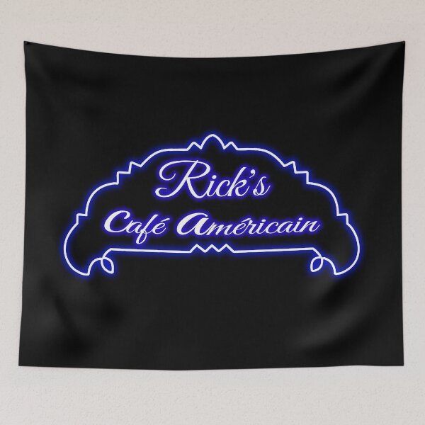 Item preview, Ricks Cafe Americain neon sign designed and sold by MrGekko.