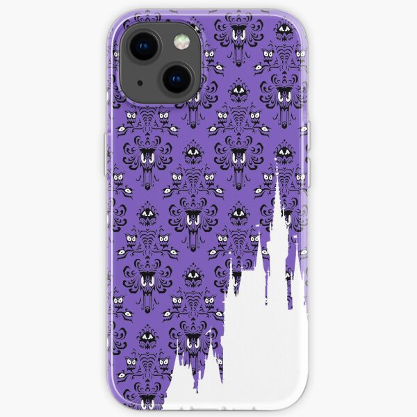 Magic Castle Silhouette Haunted Mansion Wallpaper iPhone Soft Case