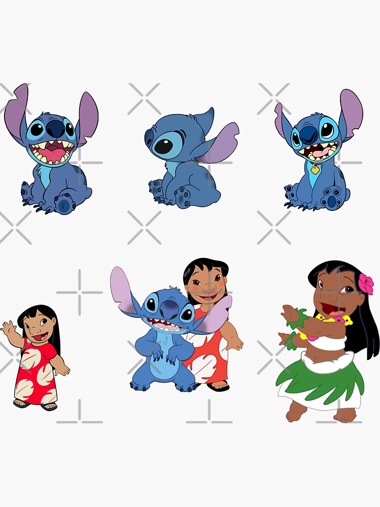 Set pegatinas Stitch Disney 
