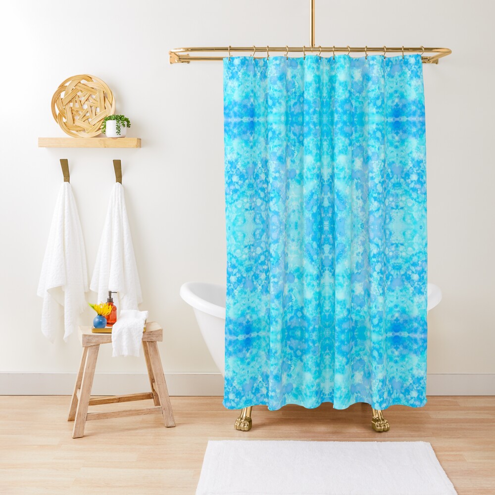 "Blue Sea Glass" Shower Curtain for Sale by TammyWetzel Redbubble