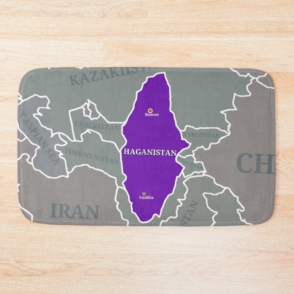 Item preview, The Map of Haganistan designed and sold by DiamandaHagan.