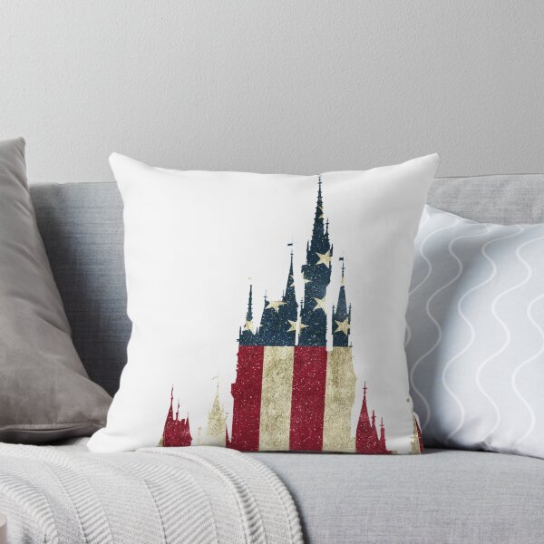 Item preview, American Flag Magic Castle Silhouette designed and sold by FandomTrading.