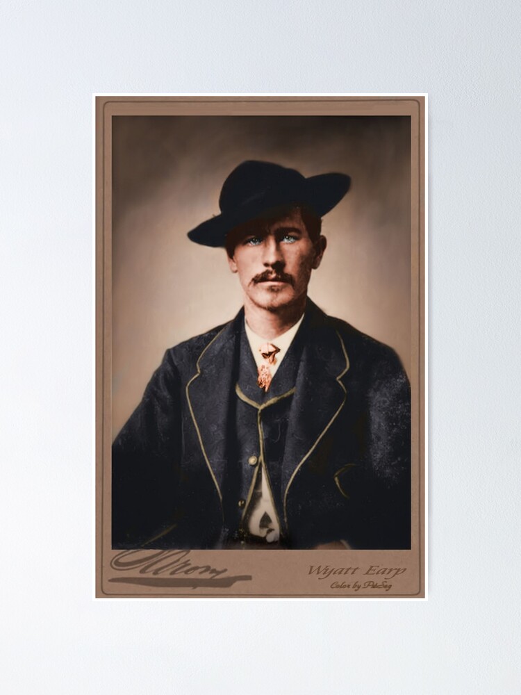 Póster «wyatt Earp 1848 1929 De Patseg Redbubble