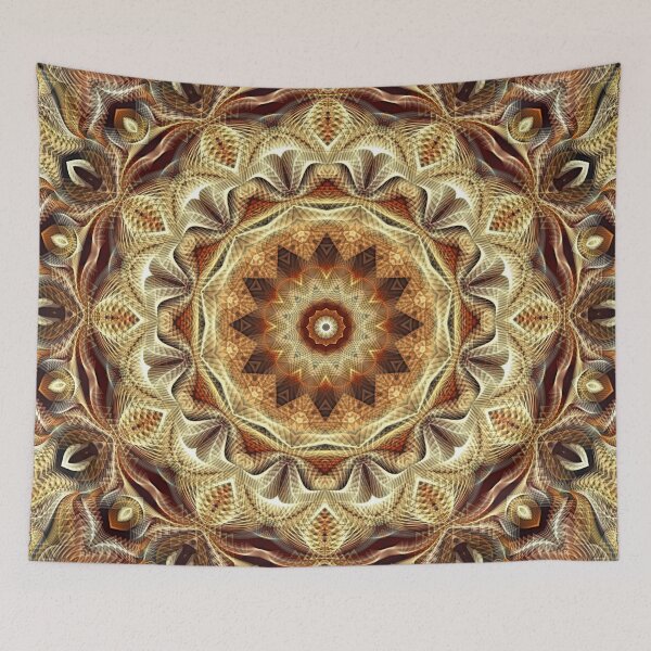 Item preview, Flower Of Life Mandala (Gingerbread) designed and sold by Mandala Of Life.