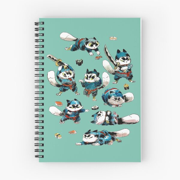 Item preview, ALL OVER PRINT Ninja Cat Sushi Thief! designed and sold by floatingdisc.
