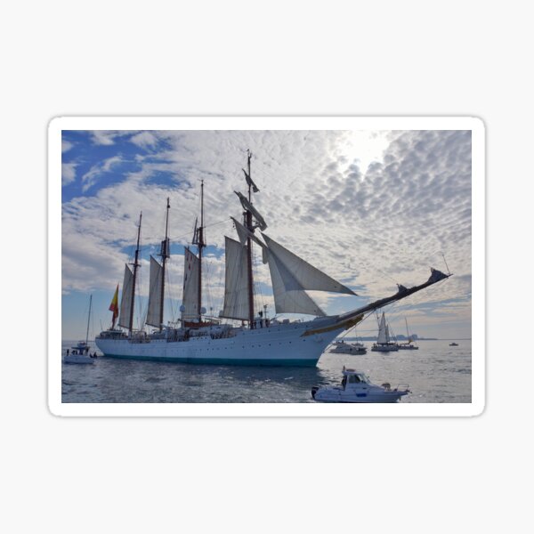 Juan Sebastián de Elcano Underway from Cádiz Sticker