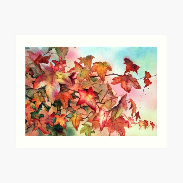 Autumn Branches Art Print
