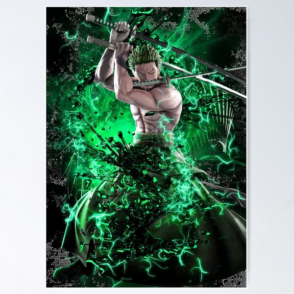 Zoro One Piece Nine Sword Style Art Print – Collector's Outpost