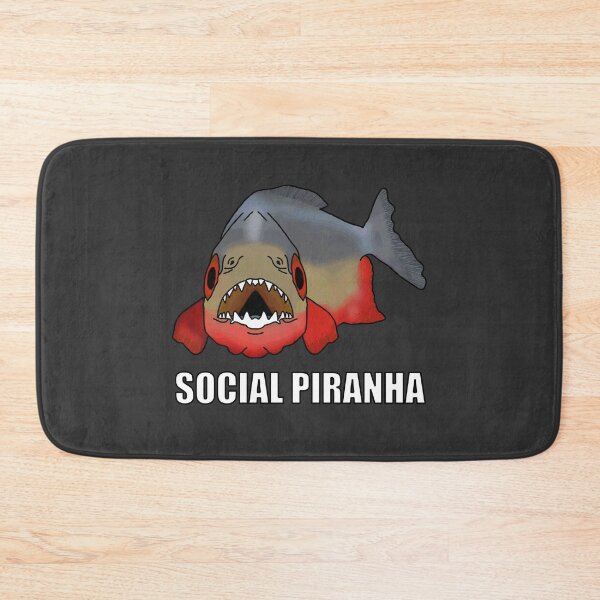 Item preview, Social Piranha designed and sold by Child of the Corn Designs.