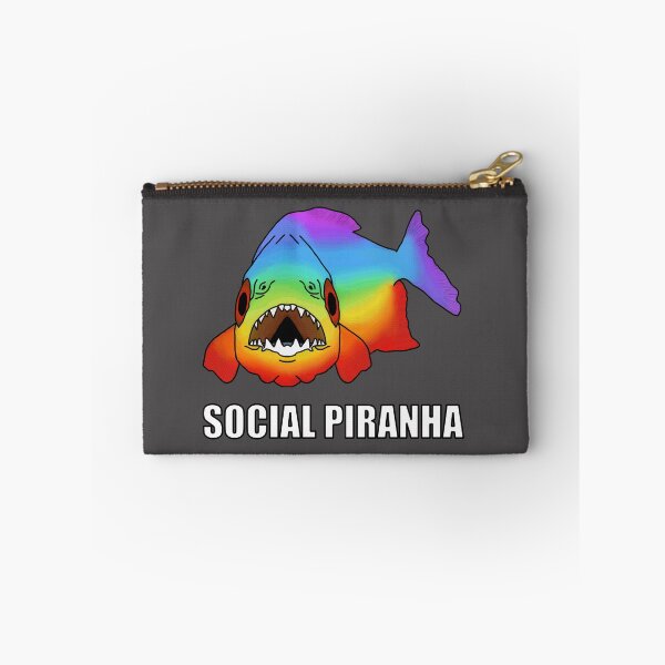 Item preview, Social Piranha - Rainbow designed and sold by Child of the Corn Designs.
