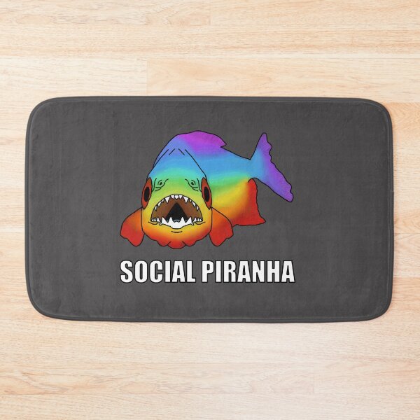 Item preview, Social Piranha - Rainbow designed and sold by Child of the Corn Designs.