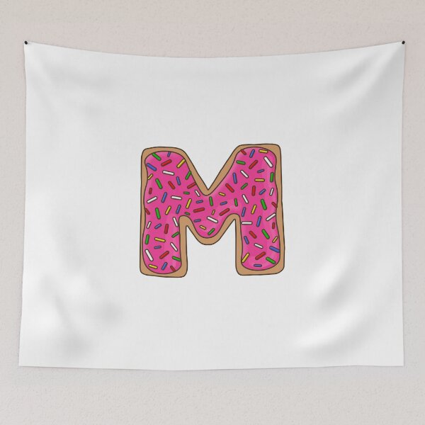 Item preview, Donut Letter M designed and sold by mynameisliana.