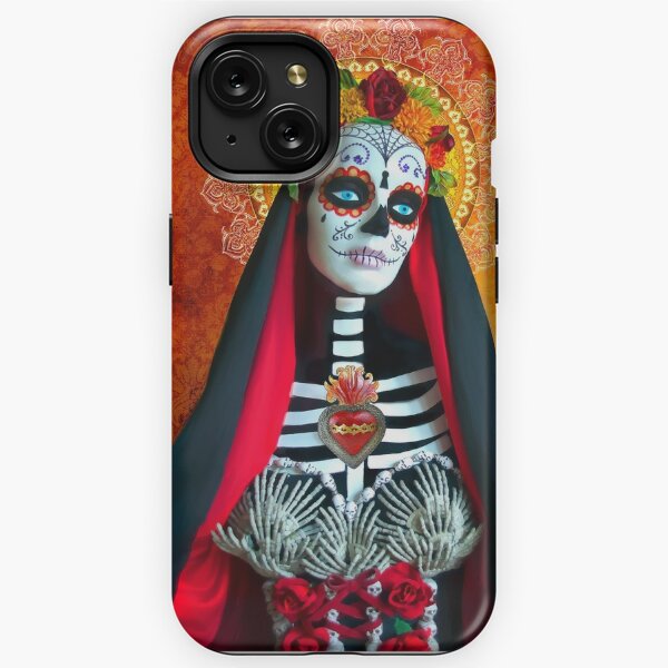 Sugar Skull Paisley Wood Phone Case - Embrace Day of the Dead — CityLocs