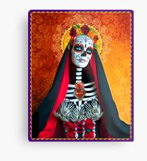Santa Muerte Metal Print
