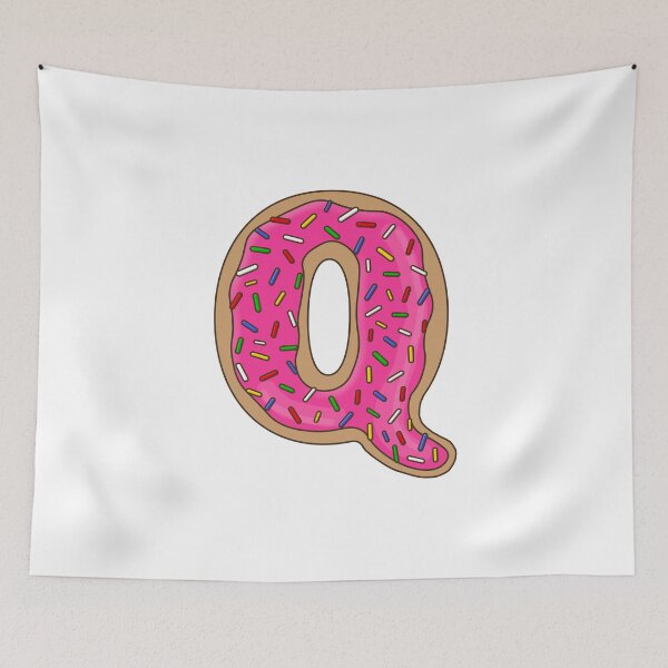 Item preview, Donut Letter Q designed and sold by mynameisliana.