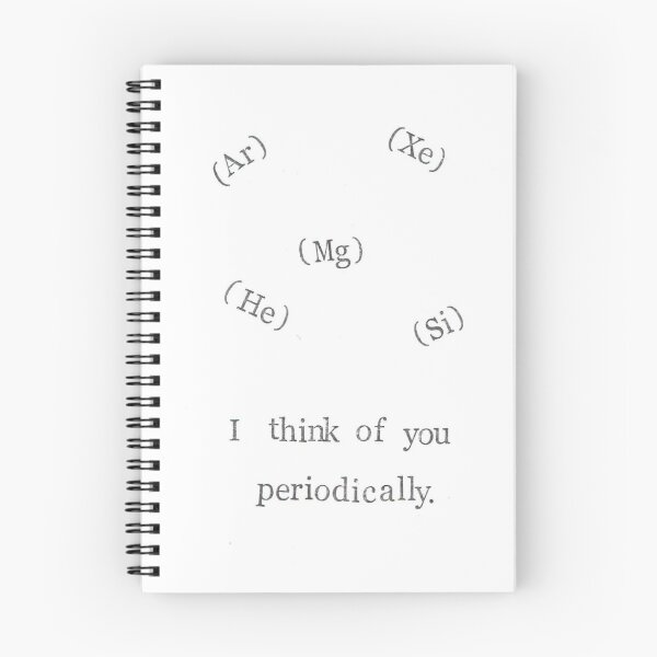 Item preview, I Think Of You Periodically designed and sold by BlueSpecsStudio.
