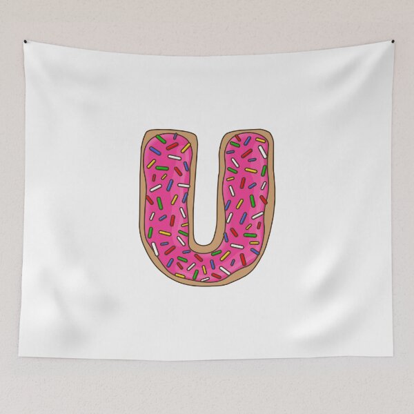Item preview, Donut Letter U designed and sold by mynameisliana.