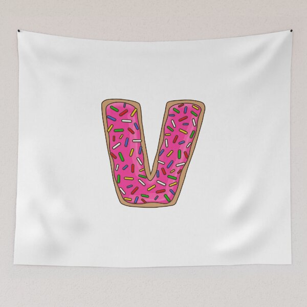Item preview, Donut Letter V designed and sold by mynameisliana.