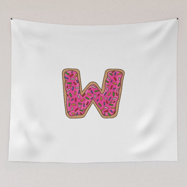 Item preview, Donut Letter W designed and sold by mynameisliana.