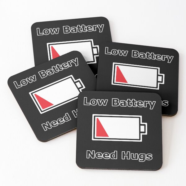 Item preview, Low Battery Need Hugs designed and sold by ArtbyTMD.