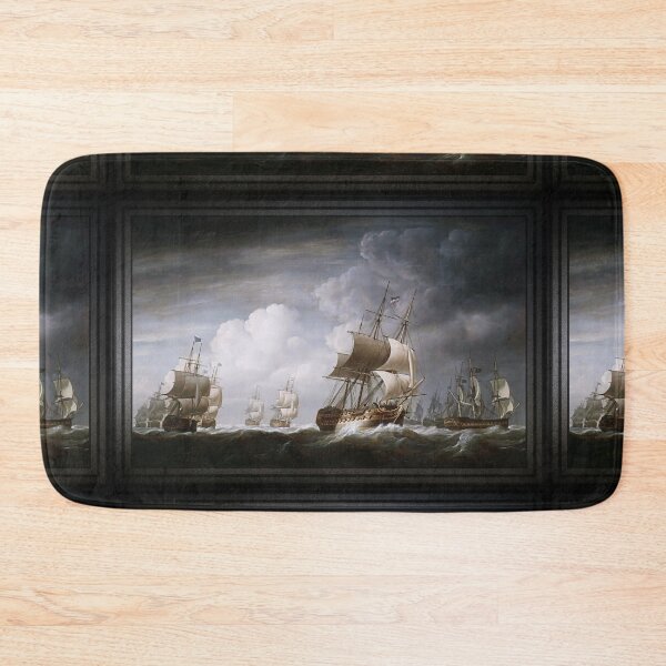 Item preview, A Fleet Of East Indiamen At Sea by Nicholas Pocock designed and sold by Xzendor7 Digital Art Creations.