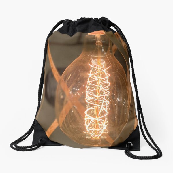 Light Bulb Drawstring Bag