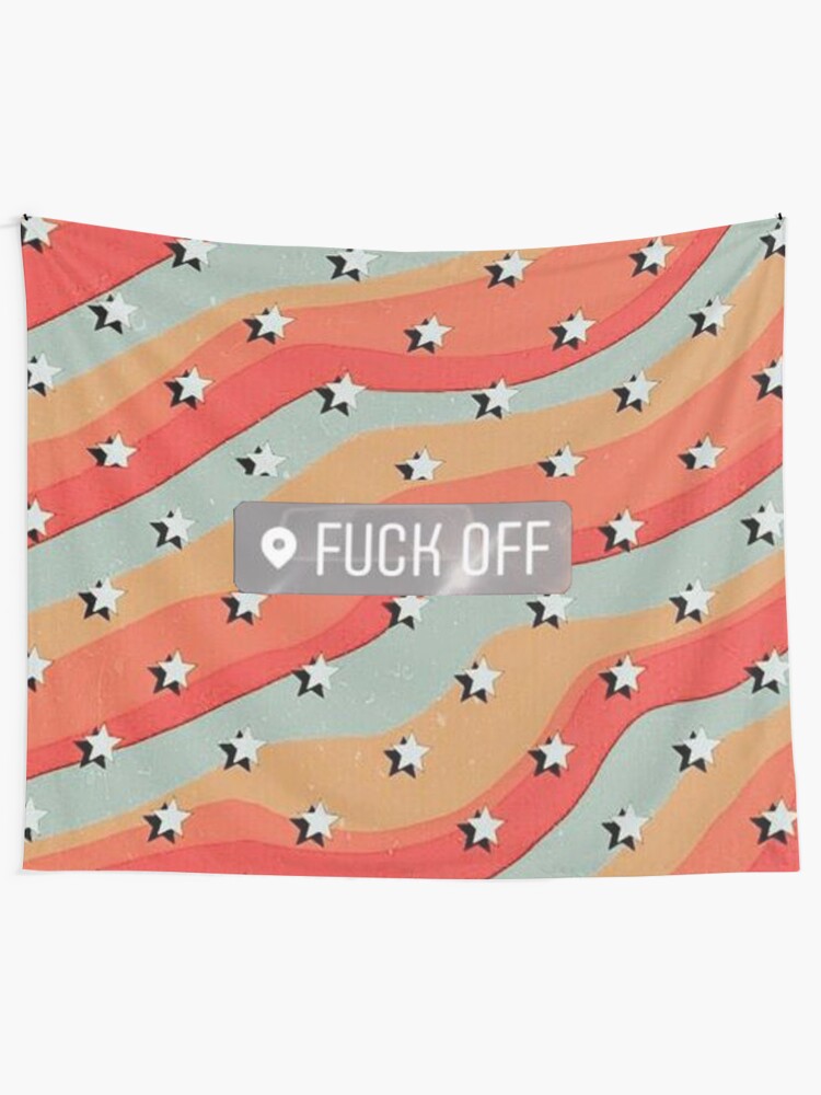 Alternate view of F off Tapestry