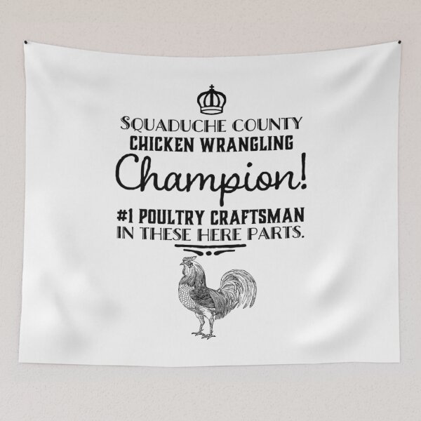 Item preview, Chicken Wrangling Champion designed and sold by dcanimal.
