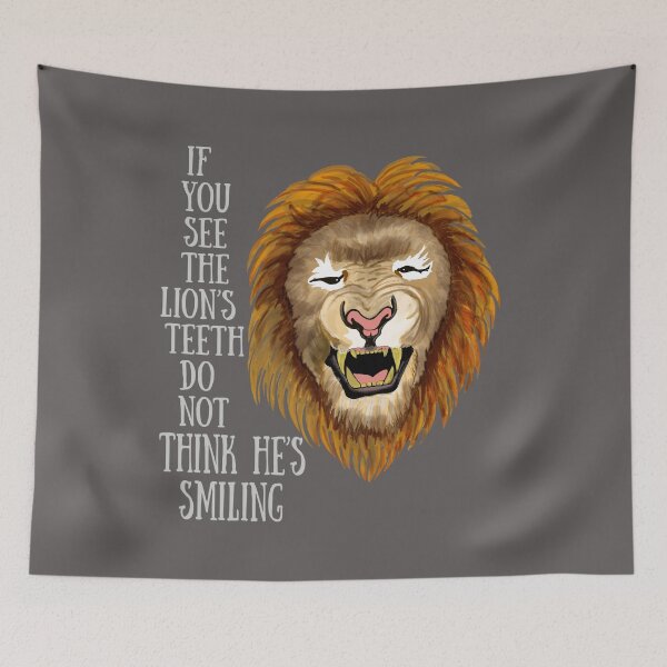 Item preview, Lion, If You See The Lion's Teeth Do Not Think He's Smiling designed and sold by Lighvision.