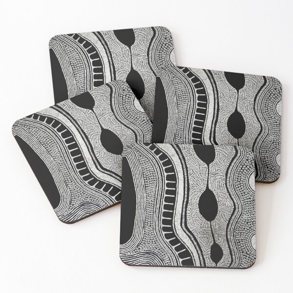 #546.3 - Turn Inward - Artist Nathalie Le Riche Coasters (Set of 4)