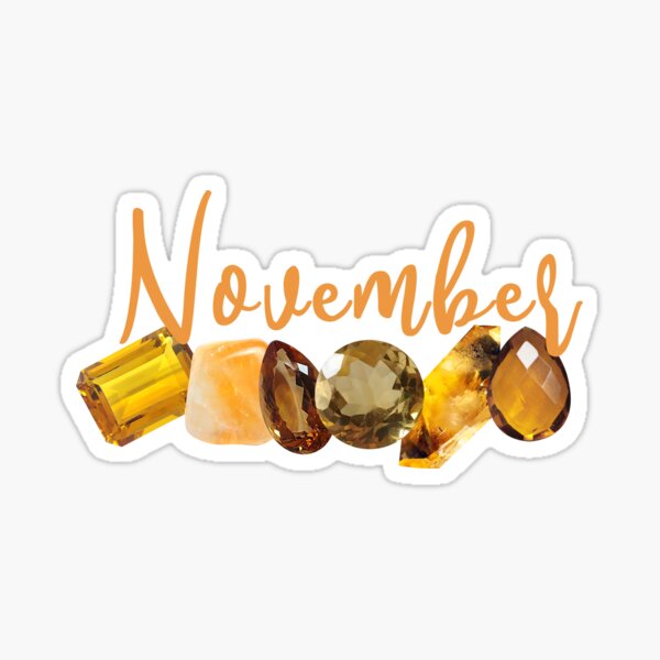 Item preview, November Citrine designed and sold by rodentgorl.