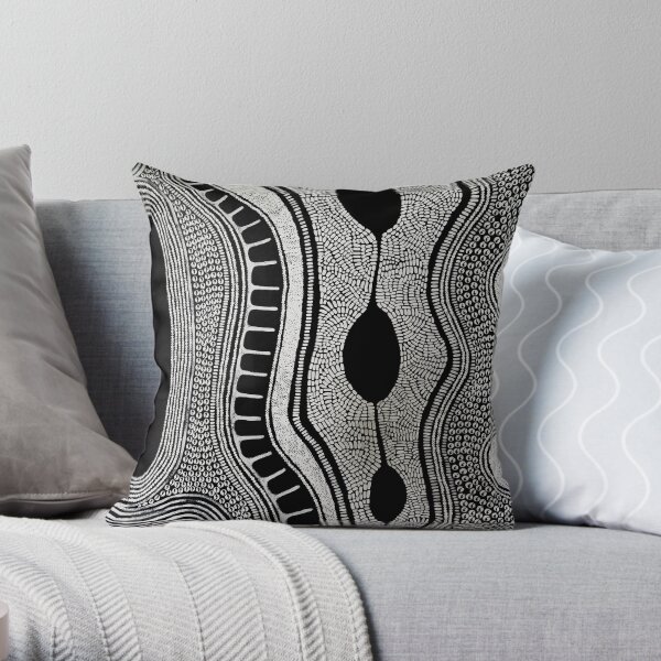 #546.3 - Turn Inward - Artist Nathalie Le Riche Throw Pillow
