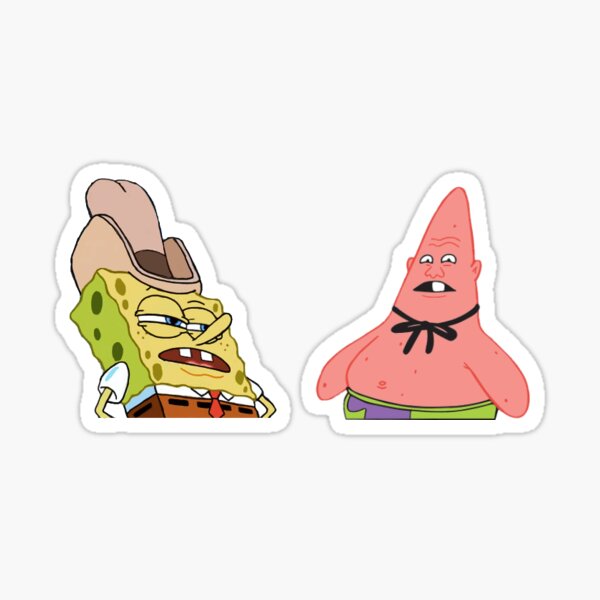 Spongebob Dirty Dan and Pinhead Sticker set Sticker