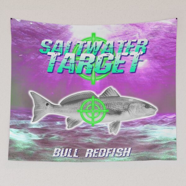 Item preview, Saltwater Target Bull Redfish designed and sold by Robert D Overstreet.