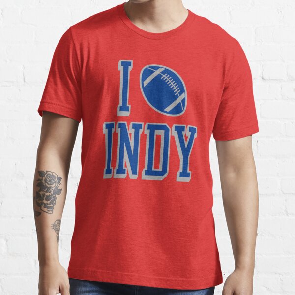 Indy Retro Football-White T Shirt Cotton 6XL Retro Vintage Andrew Luck Ty  Hilton Peyton Manning Colts I Love Indy I Love