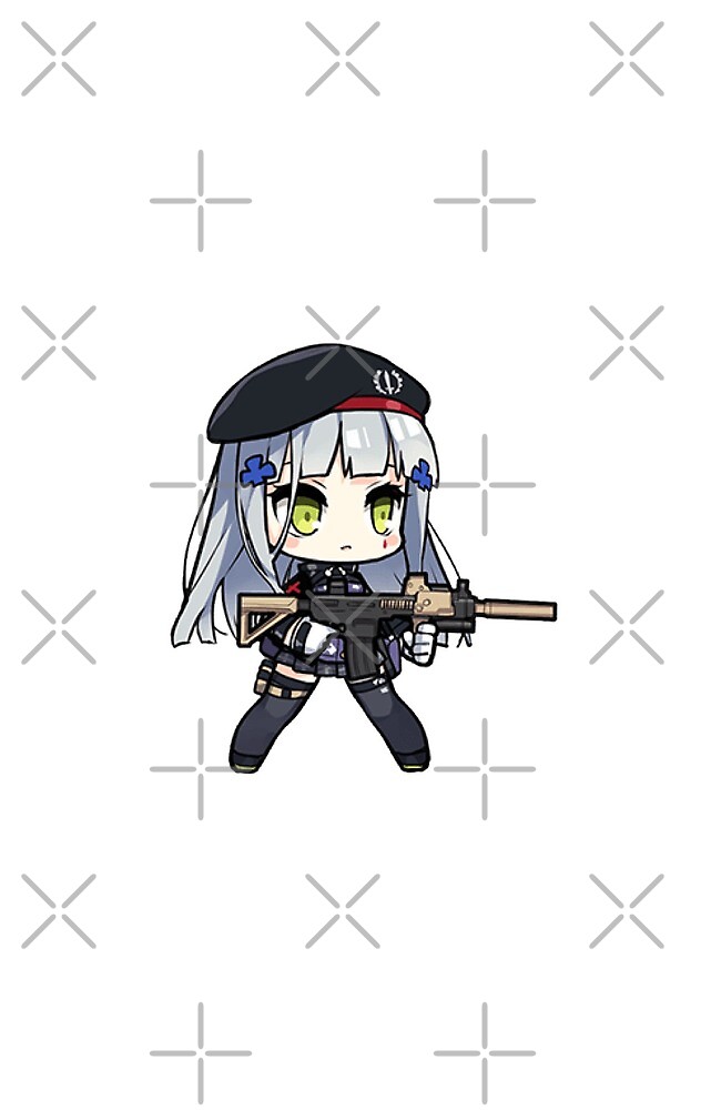 Girls Frontline Hk416 T Doll Case Skin For Samsung Galaxy By Fareast Redbubble