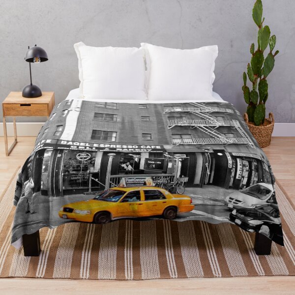 Item preview, NYC Yellow Cabs Bagel Cafe designed and sold by Hell-Prints.