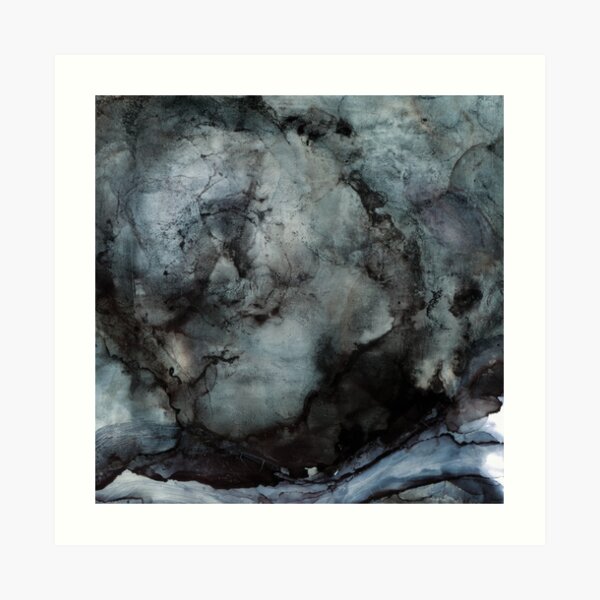 Abstract Stormy Sea Art Print