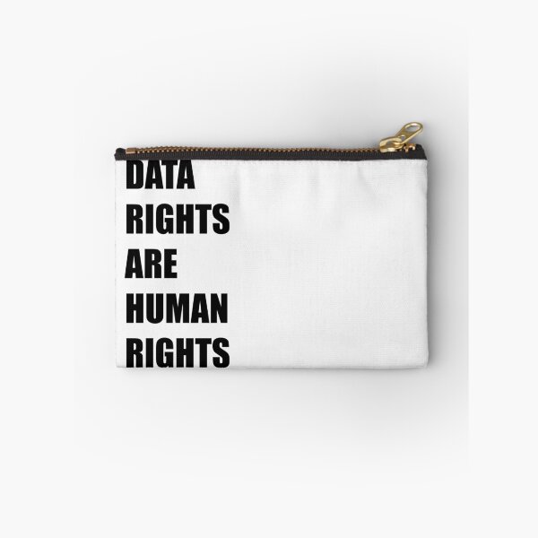 Item preview, DATA RIGHTS ARE HUMAN RIGHTS - BLACK TEXT - TECHNOLOGY DESIGN designed and sold by Iskybibblle.