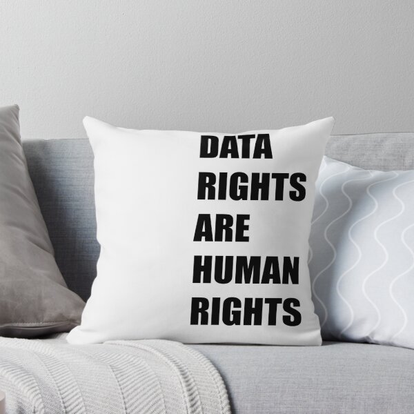 Item preview, DATA RIGHTS ARE HUMAN RIGHTS - BLACK TEXT - TECHNOLOGY DESIGN designed and sold by Iskybibblle.