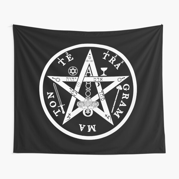 Item preview, Tetragrammaton pentagram star designed and sold by VectorDesigner.