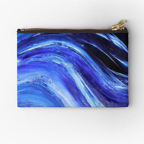 My Blue Ocean Oilpainting Zipper Pouch