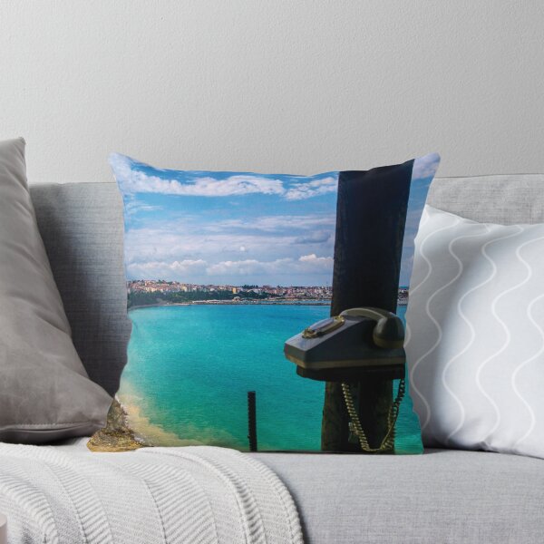 Item preview, Amazing Seaside Town Flowers & Clouds Version 2 designed and sold by BennEmm.