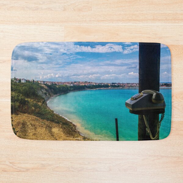 Item preview, Amazing Seaside Town Flowers & Clouds Version 2 designed and sold by BennEmm.