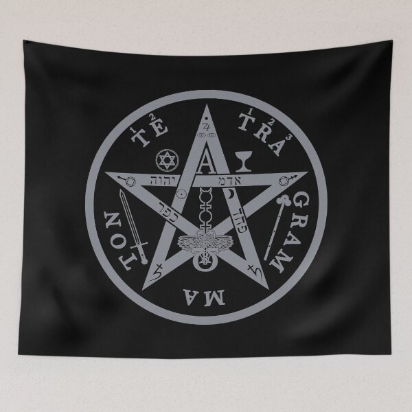 Item preview, Tetragrammaton pentagram star designed and sold by VectorDesigner.