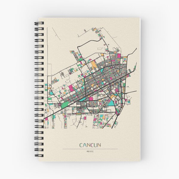 Item preview, Cancún, Mexico Street Map designed and sold by A Deniz Akerman.